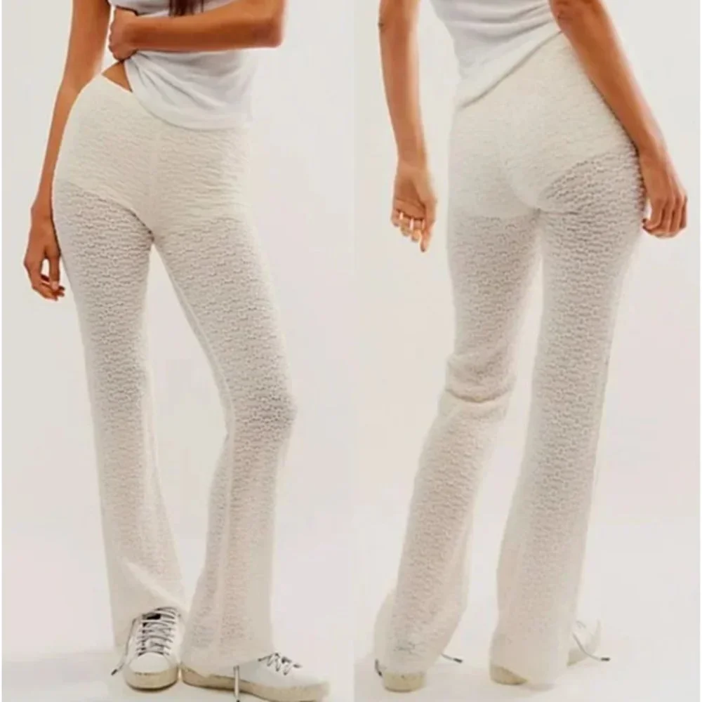 NWOT Free People FP One Ona Lace Flare Pants